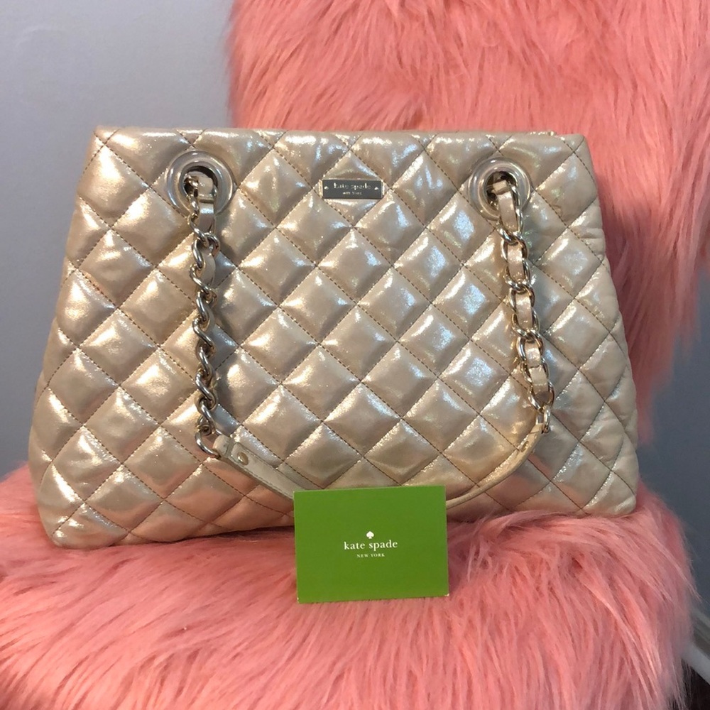 Gold Kate Spade Bag✨